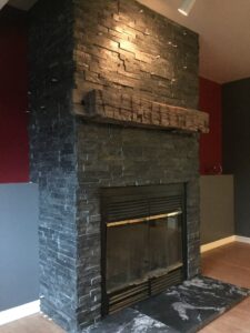 Tile Fireplace